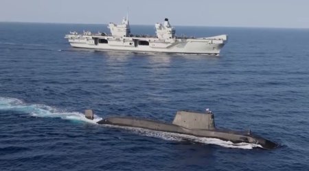 Британская атомная подводная лодка размещена в Аравийском море