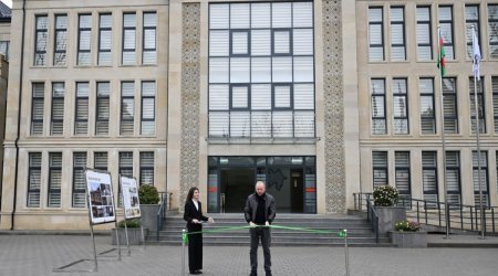 Президент Ильхам Алиев принял участие в открытии нового здания Европейского лицея в Шамахы