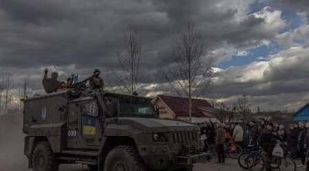 Rusiya ordusu Ukraynada yaşayış məntəqəsini nəzarətə götürüb