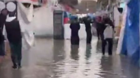 &ldquo;Sədərək&rdquo; ticarət mərkəzini su basdı &ndash; Video