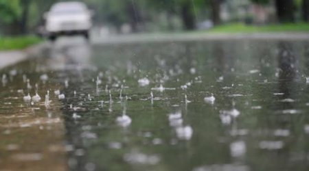 Sutkalıq və aylıq yağıntı üzrə rekord göstəricilər yenilənib