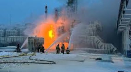 В российском порту "Усть-Луга" возник пожар после атаки дрона