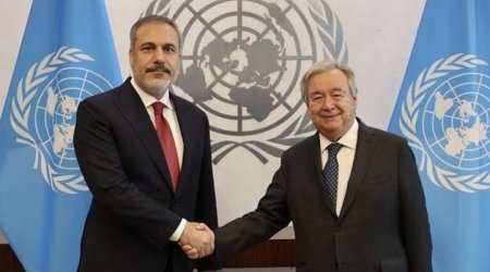 Hakan Fidan ilə BMT Baş katibi bölgədəki vəziyyəti müzakirə ediblər