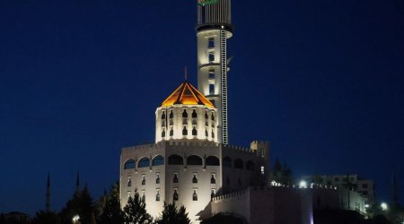 На башню Республики в Анкаре спроецировали флаг Азербайджана