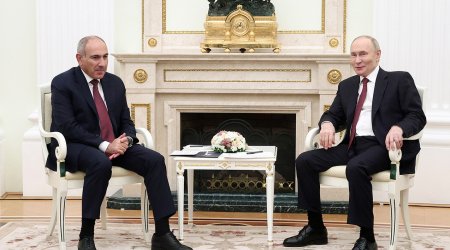 Putin və Paşinyan arasında danışıqlar başlayıb