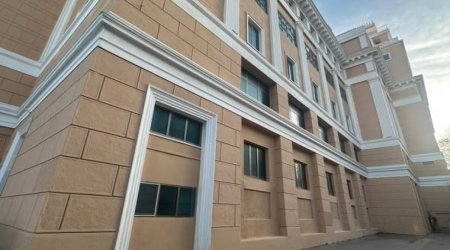 Nizami Kino Mərkəzinin binasının fasadına müdaxilə aradan qaldırılıb