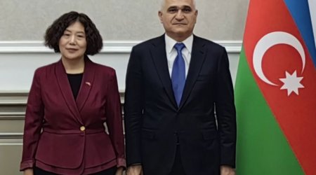 Şahin Mustafayev Çinin Azərbaycandakı səfiri ilə görüşüb