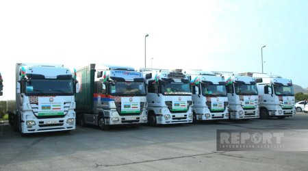 Azərbaycandan İrana növbəti humanitar yardım yola salınıb