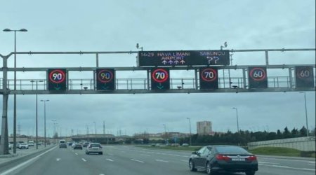 Zığ dairəsi-Hava Limanı yolunda sürət həddi endirilib