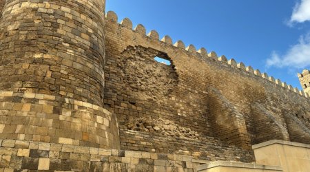 İçərişəhərdəki qala divarlarında zədələnmə ilə bağlı açıqlama