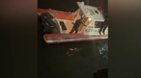 Dənizdə batmaq təhlükəsi ilə üzləşən 22 yaşlı qız xilas edilib - Video