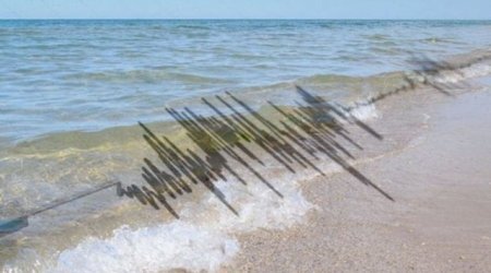 
Xəzərdə zəlzələ olub