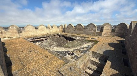 Böyük Mərdəkan qəsrində çökmə baş verib, əraziyə giriş məhdudlaşdırılıb