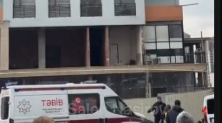 Bakıda yeni tikilmiş binada partlayış- Fəhlə öldü (VİDEO)