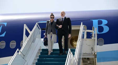 Prezident və xanımı Türkiyəyə səfərə gedib