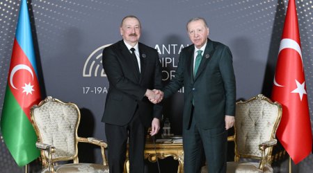 Antalyada Əliyev və Ərdoğan arasında görüş keçirilib - Yenilənib