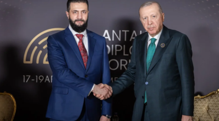 Əhməd Əl Şaraa Rəcəb Tayyib Ərdoğanla ikitərəfli münasibətləri müzakirə edib