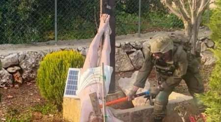 Israeli military says soldier seen damaging Jesus statue in Lebanon was IDF member