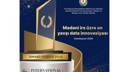 Dövlət Xidməti beynəlxalq mükafata layiq görülüb