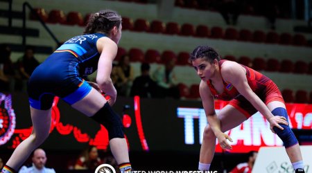 Женская сборная Азербайджана завоевала две медали на чемпионате Европы по борьбе