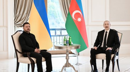 Azərbaycan və Ukrayna prezidentləri mətbuata bəyanatlarla çıxış ediblər - Yenilənib