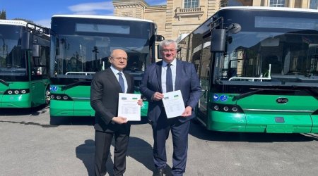 Azərbaycan Ukraynaya humanitar yardım olaraq 5 sərnişin avtobusu verib