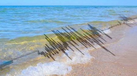 Xəzər dənizində zəlzələ oldu