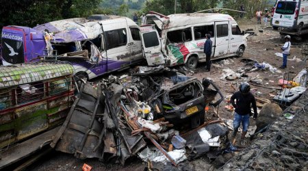 Kolumbiyada terror aktı nəticəsində azı 20 nəfər ölüb