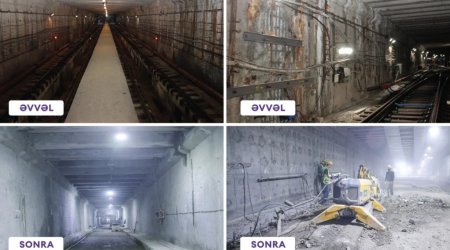 "Həzi Aslanov" metrostansiyasında görülən işlərə dair son vəziyyət açıqlanıb