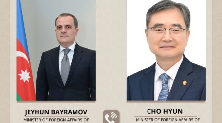 Bayramov və Ço Hyon ikitərəfli əməkdaşlığın genişləndirilməsini müzakirə edib