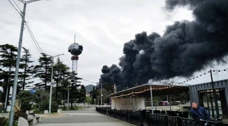 На морском терминале в Туапсе потушили открытое горение