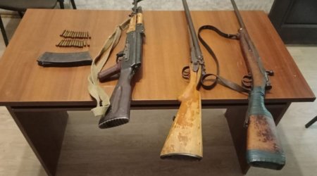 В Азербайджане изъято семь единиц незаконно хранившегося оружия