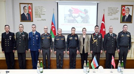 Azərbaycan və Türkiyə hərbçiləri kütləvi qırğın silahlarından mühafizə üzrə görüş keçiriblər