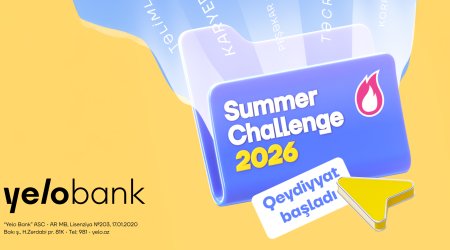 Yelo Bank-ın Summer Challenge 2026 təcrübə proqramına qeydiyyat başladı!