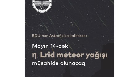 Meteor yağışı müşahidə olunacaq