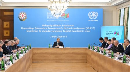 Оргкомитет WUF13 обсудил ход подготовки к Всемирному форуму городов в Баку