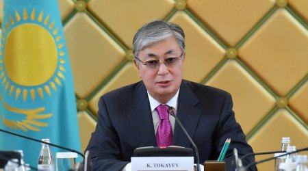 Qazaxıstan Prezidenti Moskvaya səfər edib