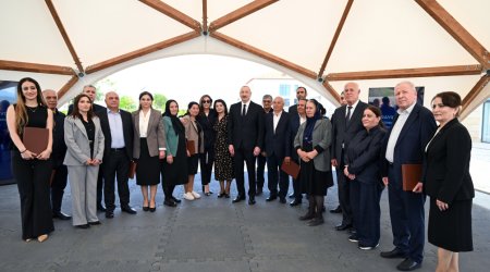 Prezident və birinci xanım Şükürbəyli sakinləri ilə görüşüblər - Yenilənib