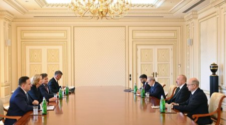 
Prezident İlham Əliyev BP şirkətinin baş icraçı direktorunu qəbul edib