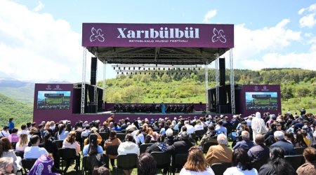Şuşada &ldquo;Xarıbülbül&rdquo; IX Beynəlxalq Musiqi Festivalı keçirilir