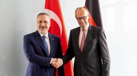 Hakan Fidan Fridrix Merts ilə görüşüb