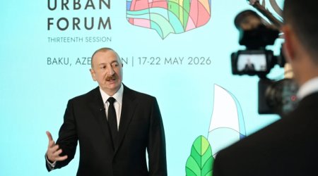Əliyev "Euronews" televiziyasına müsahibə verib