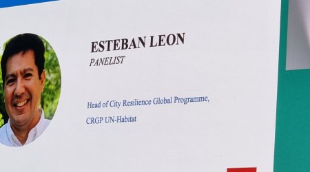 Esteban Leon: Şəhərlərin dayanıqlılığı olmadan qlobal böhranların qarşısını almaq mümkün deyil