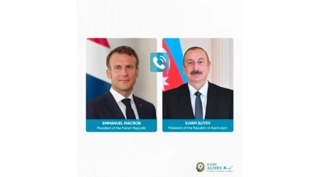 Эмманюэль Макрон позвонил Президенту Азербайджана