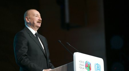 İlham Əliyevin sosial media hesabında WUF13-lə bağlı paylaşım