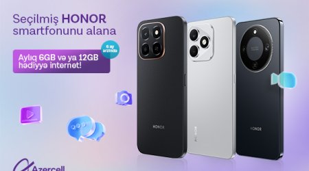Azercell launches special campaign for HONOR smartphone buyers