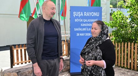 Prezidentin sosial media hesablarında Şuşaya səfəri ilə bağlı videoçarx paylaşılıb