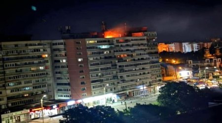 Rusiyaya məxsus PUA Rumıniyada yaşayış binasına çırpılıb