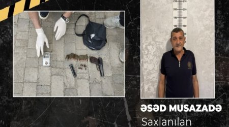 Qobustanda &ldquo;Makarov&rdquo; gəzdirən şəxs həbs edilib