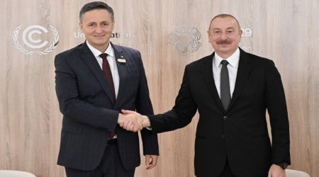 Денис Бечирович поздравил Президента Ильхама Алиева